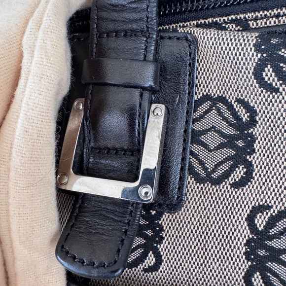 Loewe Anagram Shoulder Tote Bag Canvas & Leather with Dustbag, EUC - Picture 8 of 16